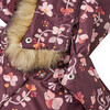 Muhvi Reimatec Winter Jacket With Detachable Faux Fur Trim Hood, Deep Purple - Fur & Faux Fur Coats - 8