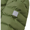 Loimaa Two-Way Zipper Down Jacket With Detachable Hood, Khaki Green - Jackets - 8