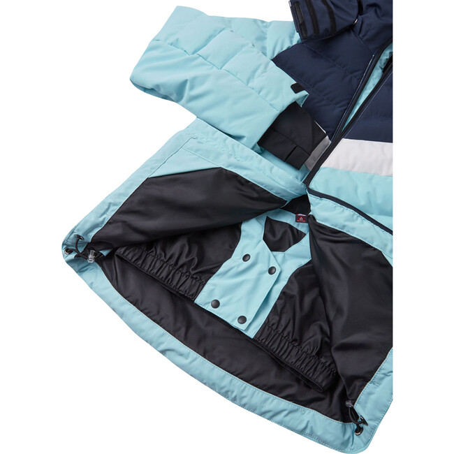 Luppo Winter Jacket With Detachable Hood, Light Turquoise - Jackets - 9