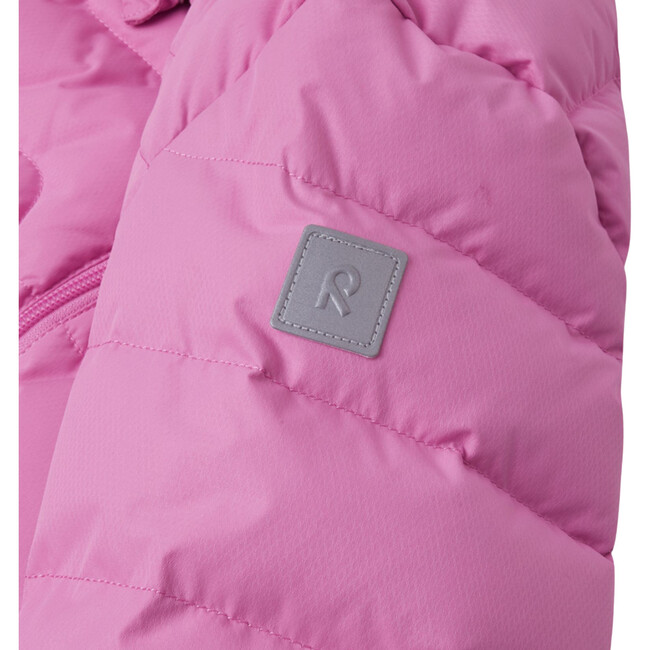 Loimaa Two-Way Zipper Down Jacket With Detachable Hood, Cold Pink - Jackets - 8