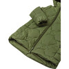 Loimaa Two-Way Zipper Down Jacket With Detachable Hood, Khaki Green - Jackets - 9 - thumbnail