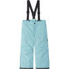 Proxima Reimatec Winter Pants With Detachable Elastic Suspenders, Light Turquoise - Snow Pants - 1 - thumbnail
