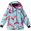 Kiiruna Reimatec Winter Jacket With Detachable Hood, Light Turquoise - Jackets - 1 - thumbnail