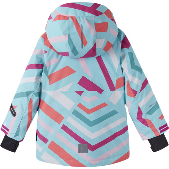 Kiiruna Reimatec Winter Jacket With Detachable Hood, Light Turquoise - Jackets - 2