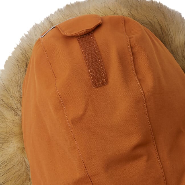 Stavanger Reimatec Winter Snowsuit With Detachable Faux Fur Trim Hood, Cinnamon Brown - Snowsuits - 5