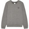 The Jackie Embroidered Logo Full Sleeve Sweatshirt, Heather Grey - Sweatshirts - 1 - thumbnail