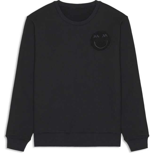 The Logo Patch Long Sleeve Sweatshirt, Black