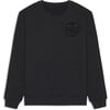 The Logo Patch Long Sleeve Sweatshirt, Black - Sweatshirts - 1 - thumbnail