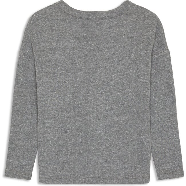 The Long Sleeve Cardigan, Heather Grey - Cardigans - 2