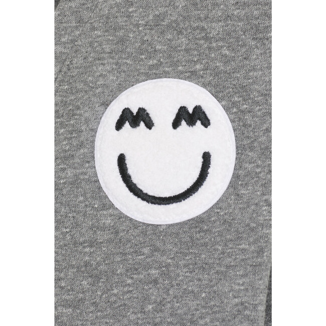 The Logo Patch Long Sleeve Sweatshirt, Heather Grey - Sweatshirts - 3