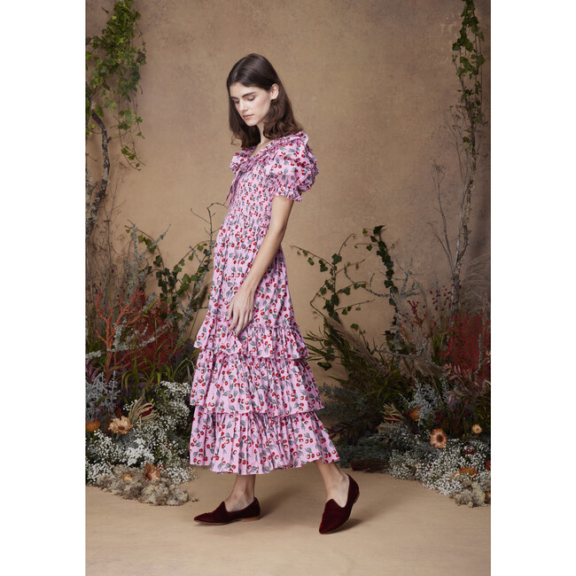 Women's Lola Dress, Berry Snail Candy - Dresses - 3