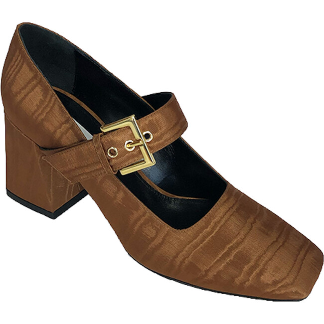 Women's High Closed Square Toe Mary Janes, Harvest