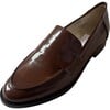 Women's Orczy Loafer With Slotted Saddle, Chestnut - Loafers - 1 - thumbnail