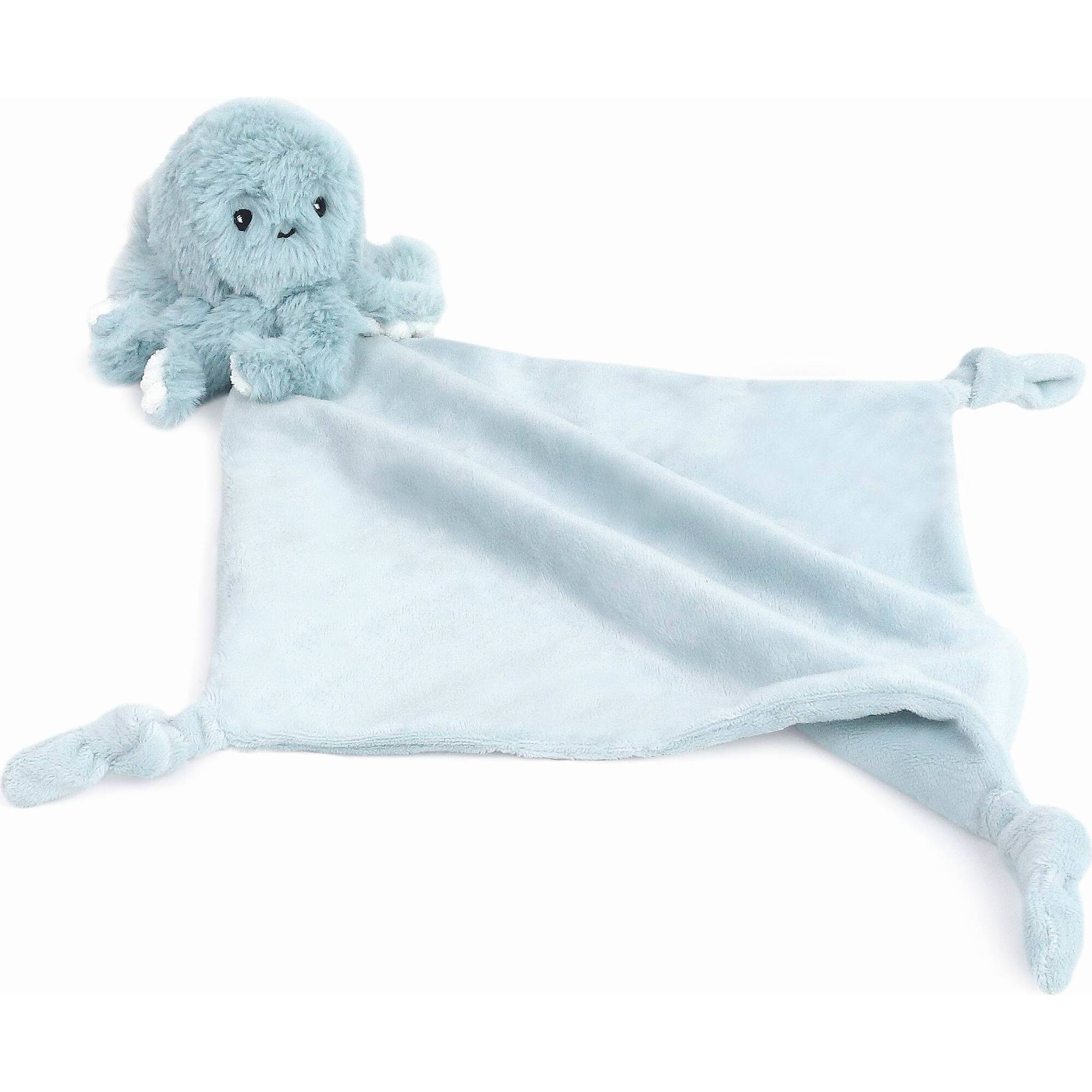 Oda The Octopus Blankie, Blue - Blankets - 1