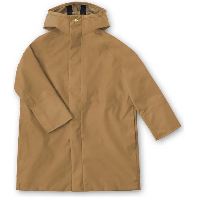 The Mac With Brass Zipper And Deep Side Pockets, Dune - Jackets - 1