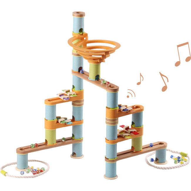 Udeas Bamboo Build & Run, 98 Piece Musical Kit - Developmental Toys - 1