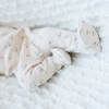 Double Knit Scattered Flowers 2-Way Zipper Footie, Cream - Bodysuits - 6