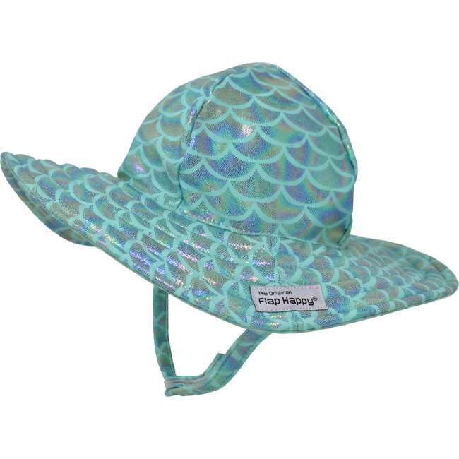 UPF 50+ Summer Splash Swim Hat, Fairy Tale Scales