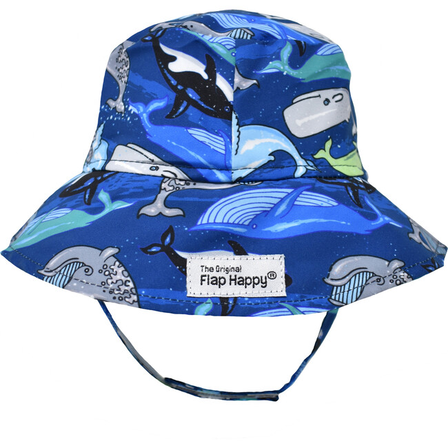 UPF 50+ Bucket Hat, Whale Wonder