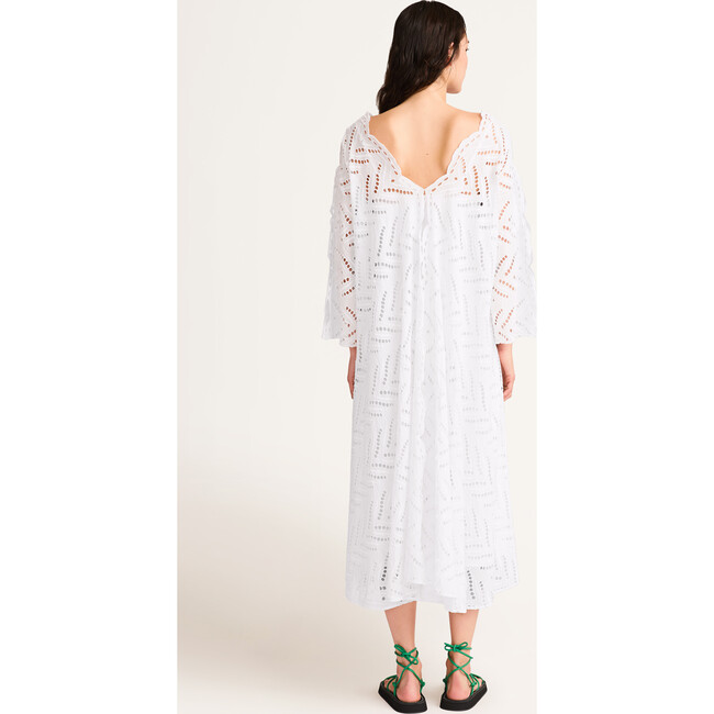 Women's Myrtle Dress, White - Dresses - 3