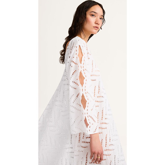 Women's Myrtle Dress, White - Dresses - 4