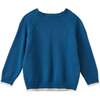 Organic Cotton Nordic Knit Pullover, Fjord Blue - Sweaters - 1 - thumbnail