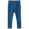 Organic Cotton Nordic Knit Trousers, Fjord Blue - Pants - 1 - thumbnail