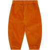 Organic Cotton Velvet Trousers, Raw Sienna - Pants - 4