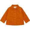 Organic Cotton Velvet Jacket, Raw Sienna - Jackets - 4