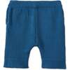 Organic Cotton Nordic Knit Shorts, Fjord Blue - Shorts - 3