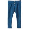 Organic Cotton Nordic Knit Trousers, Fjord Blue - Pants - 4 - thumbnail