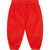 Organic Cotton Corduroy Trousers, Dark Coral - Pants - 1 - thumbnail