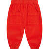 Organic Cotton Corduroy Trousers, Dark Coral - Pants - 2