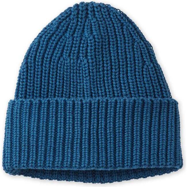 Organic Cotton Nordic Knit Hat, Fjord Blue - Hats - 3