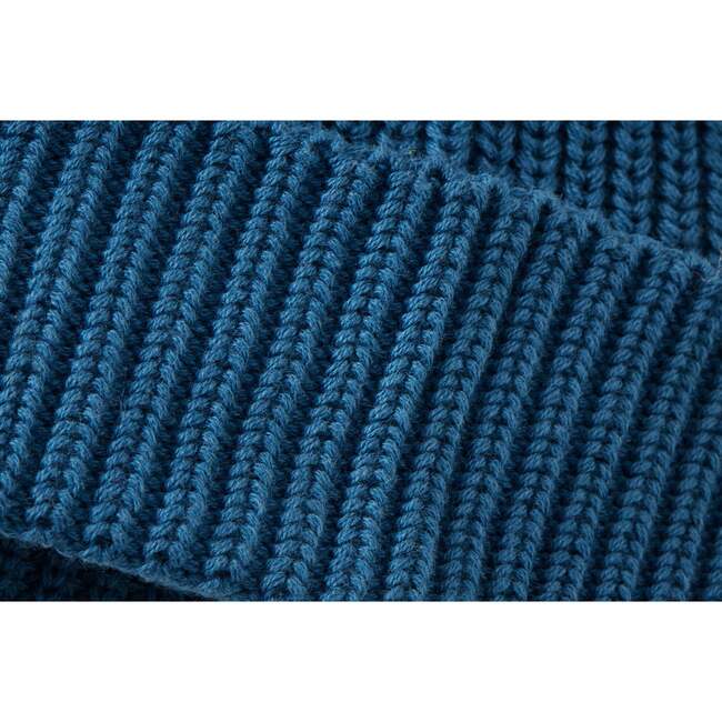 Organic Cotton Nordic Knit Hat, Fjord Blue - Hats - 4