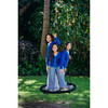 Embroidered  Cardigan Sweater  "Recycling Squad", Blue - Sweaters - 4