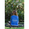 Embroidered  Cardigan Sweater  "Recycling Squad", Blue - Sweaters - 5