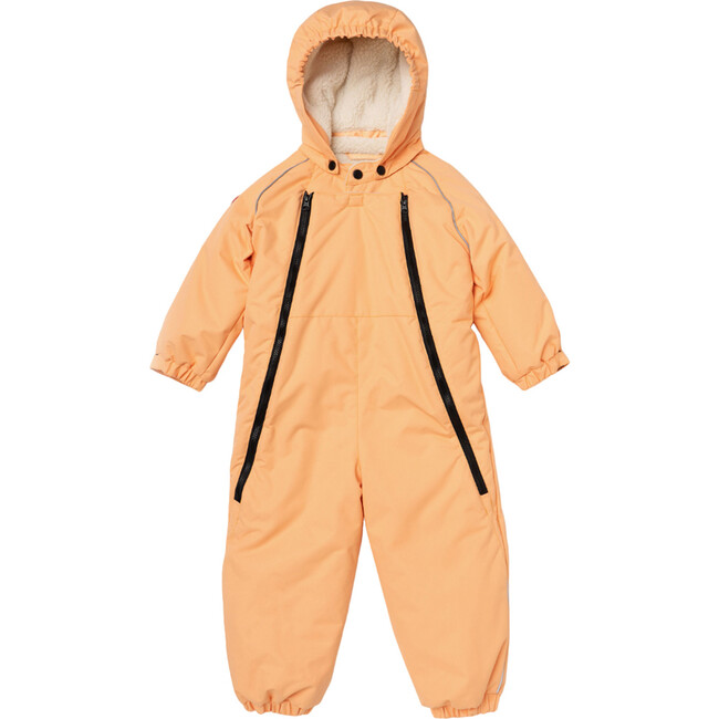 Snowsuit With Detachable Hood, Orange