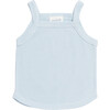 Waffle Tank Top, Sky Blue - T-Shirts - 1 - thumbnail
