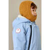 Snowsuit With Detachable Hood, Blue - Snowsuits - 3