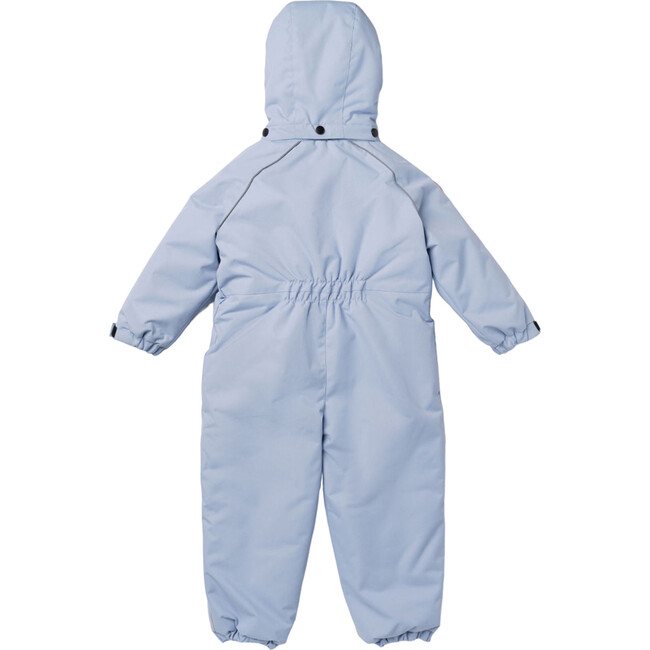Snowsuit With Detachable Hood, Blue - Snowsuits - 5