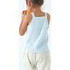Waffle Tank Top, Sky Blue - T-Shirts - 3