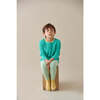 Round Neck Rib Cardigan, Mint - Cardigans - 5