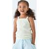 Waffle Tank Top, Cream - T-Shirts - 5