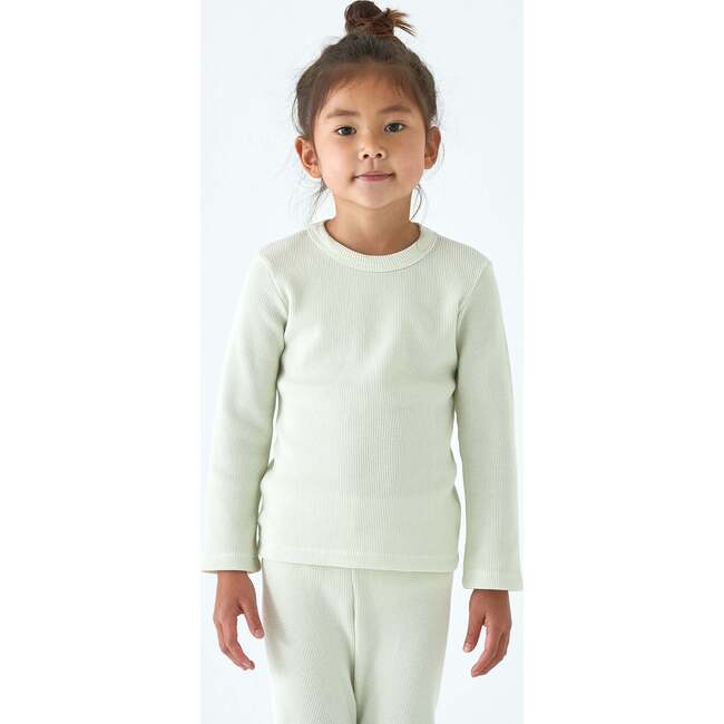 Waffle Long Sleeve 2-Piece Sets, Cream - Mixed Apparel Set - 3