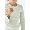 Waffle Long Sleeve 2-Piece Sets, Cream - Mixed Apparel Set - 4