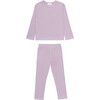 Waffle Long Sleeve 2-Piece Sets, Orchid Hush - Mixed Apparel Set - 1 - thumbnail
