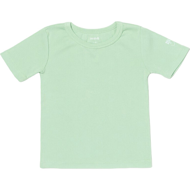 Supima 1X1 Rib Short Sleeve Set, Spring Green - Mixed Apparel Set - 2