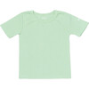 Supima 1X1 Rib Short Sleeve Set, Spring Green - Mixed Apparel Set - 2