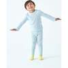 Waffle Long Sleeve 2-Piece Sets, Sky Blue - Mixed Apparel Set - 3